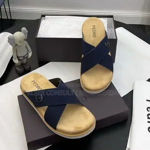 Pedro Leather Slides