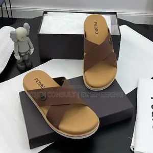 Pedro Leather Slides