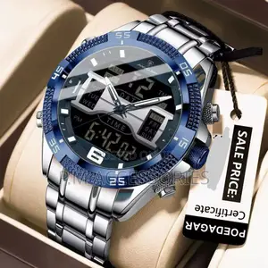 Poedagar Digital And Analogue Watch