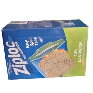 Ziploc Sandwich 125 Bag Box of 4packs