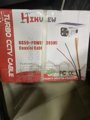 Rg59 Coaxial CCTV Cable With Power Cable -305m