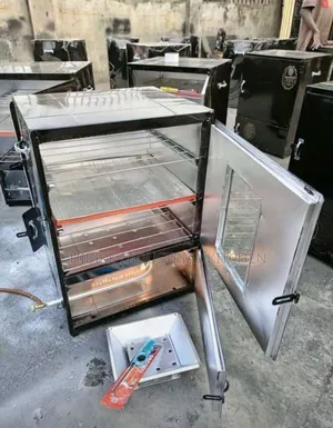 Locally Made Oven With Gas and Charcoal Glass View