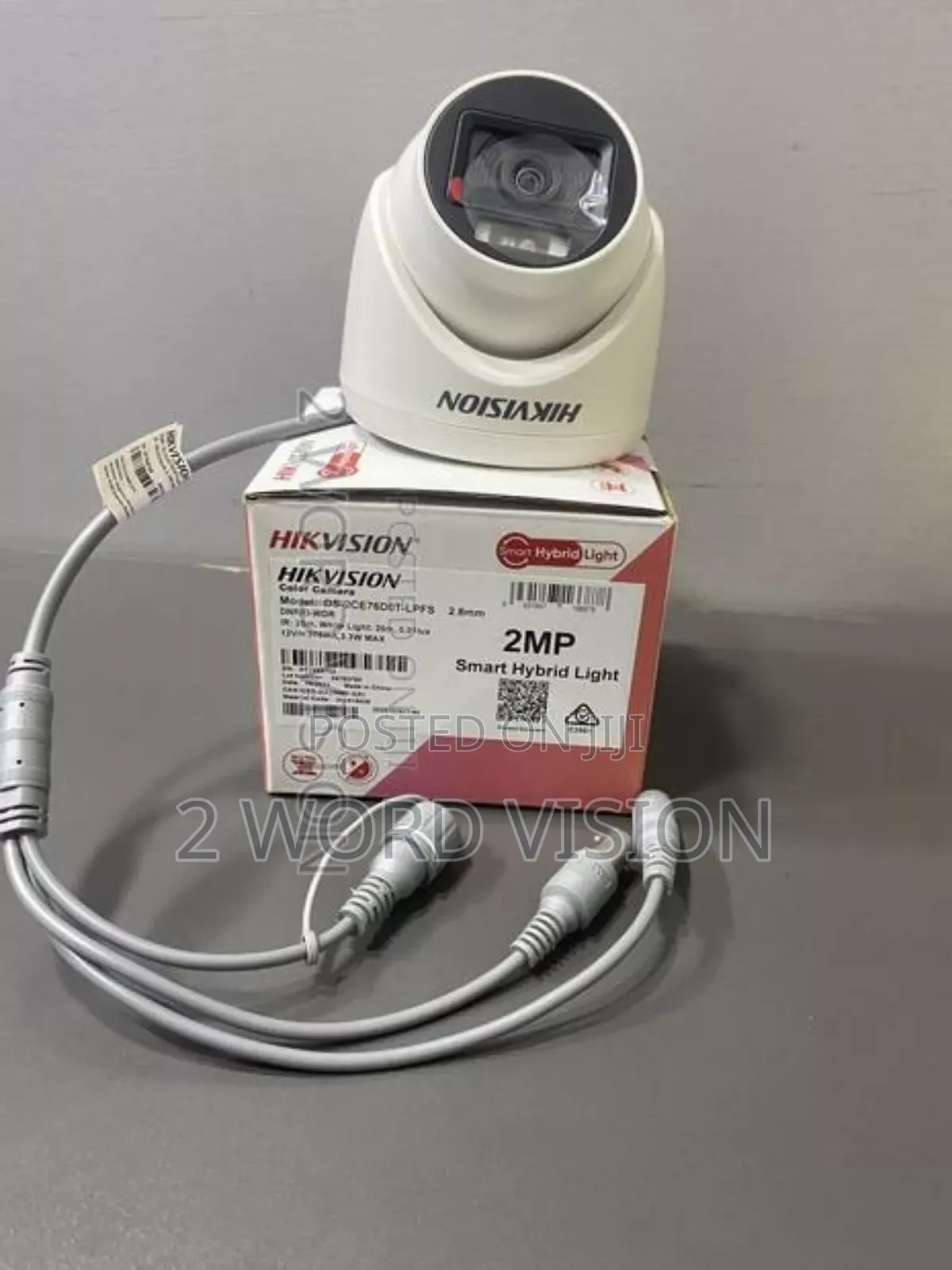 Hikvision 2mp Smart Hybrid Light Audio Fixed Dome Camera