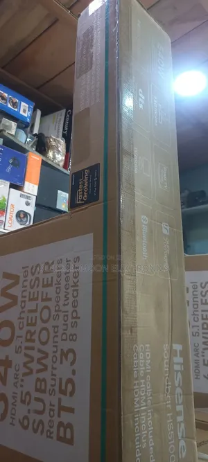 Hisense Soundbar 8 Speakers Loud and Filters Sound