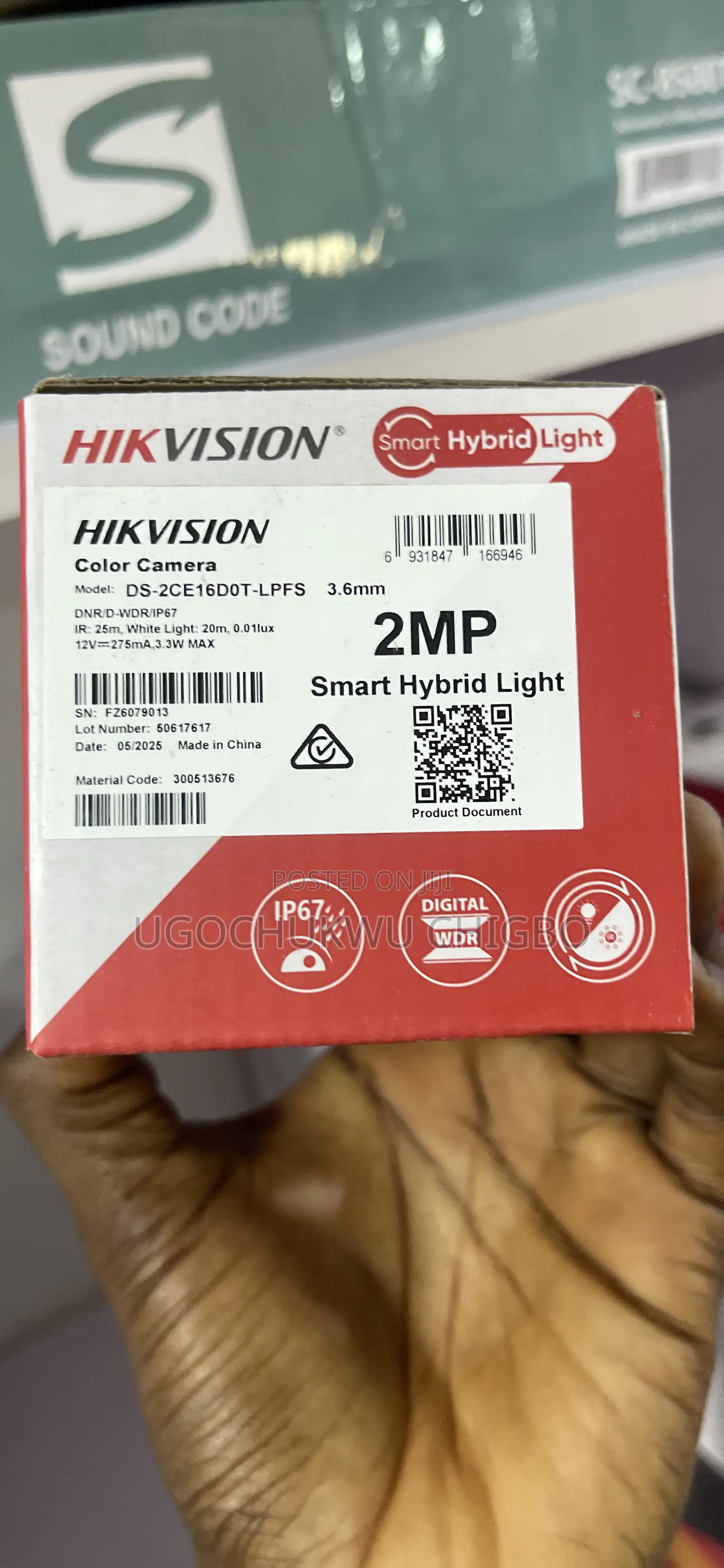 Hikvision Ds-2ce16d0t-LPFS Outdoor Camera