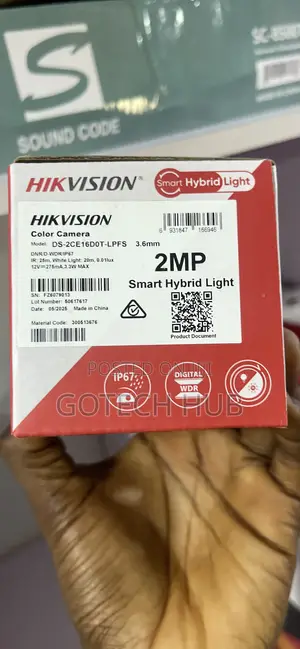 Hikvision Ds-2ce16d0t-LPFS Outdoor Camera