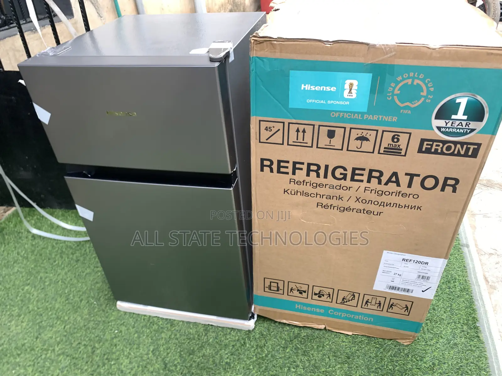 New Hisense Ref120dr Two-Door Refrigerator