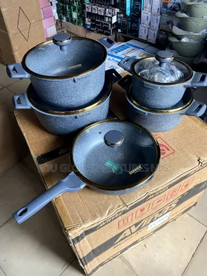 Donnor Granite Non Stick 10 Pieces Cookware Set.