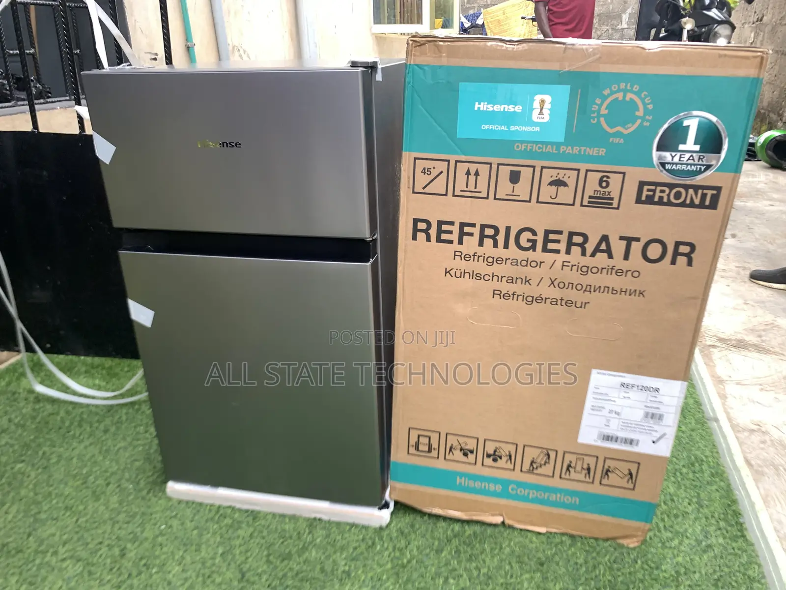 Ref120dr Hisense Compact Double Door Cooling Unit