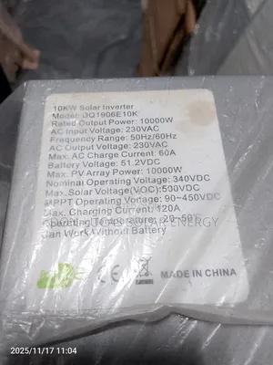 All in One Lithium Ion Battery 10kwh and 10kva