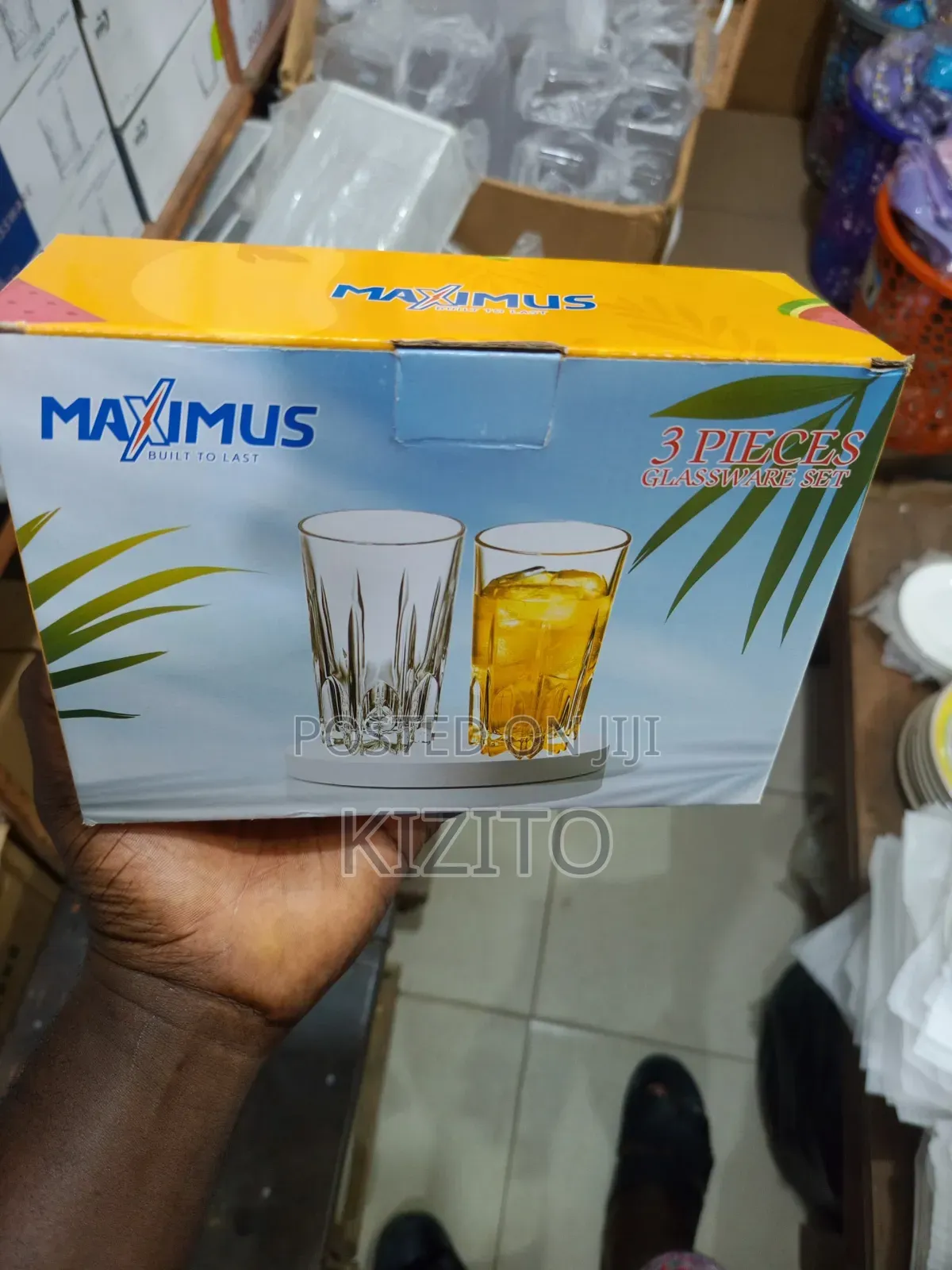 3pics Glassware Set