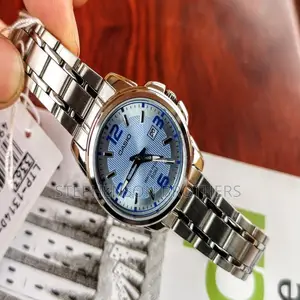 Casio Ltp‐1314d‐2avdf Women’S Classic Blue Dial Polished Steel Watch