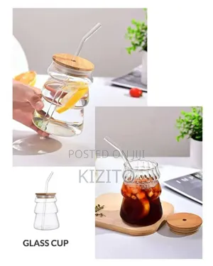 Glass Cup With Cover