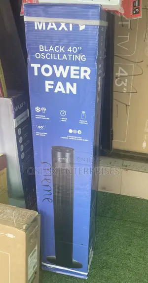 Maxi Tower Fan 40 Inch Black (10-22jrb)