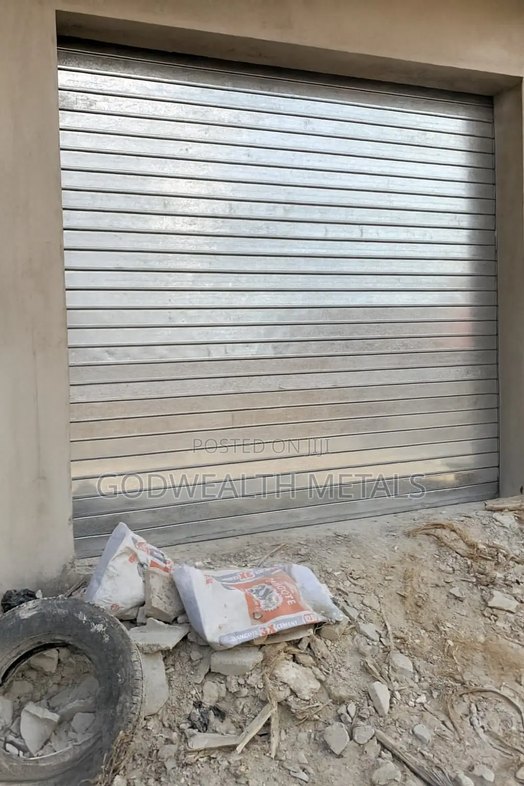 Galvanize Steel Roller Shutter Scrty Door