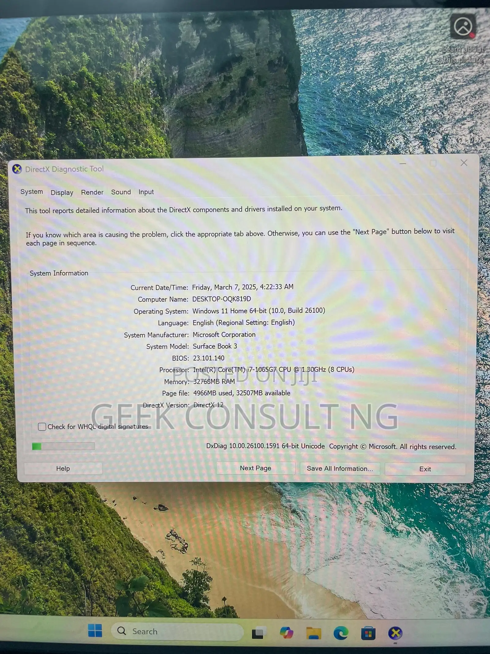 Laptop Microsoft Surface Book 3 32GB Intel Core i7 SSD 1T