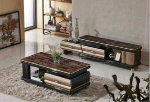 Sets of Wooden Table and Tv Stand Big
