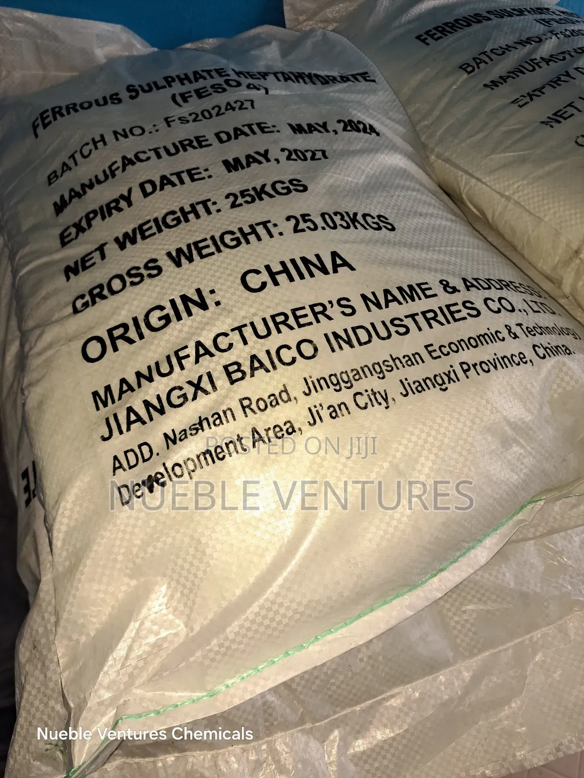 Ferrous Sulphate Heptahydrate