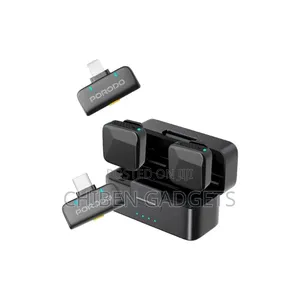 Porodo Orion Lavalier Microphone Type C Lightning Head Connector