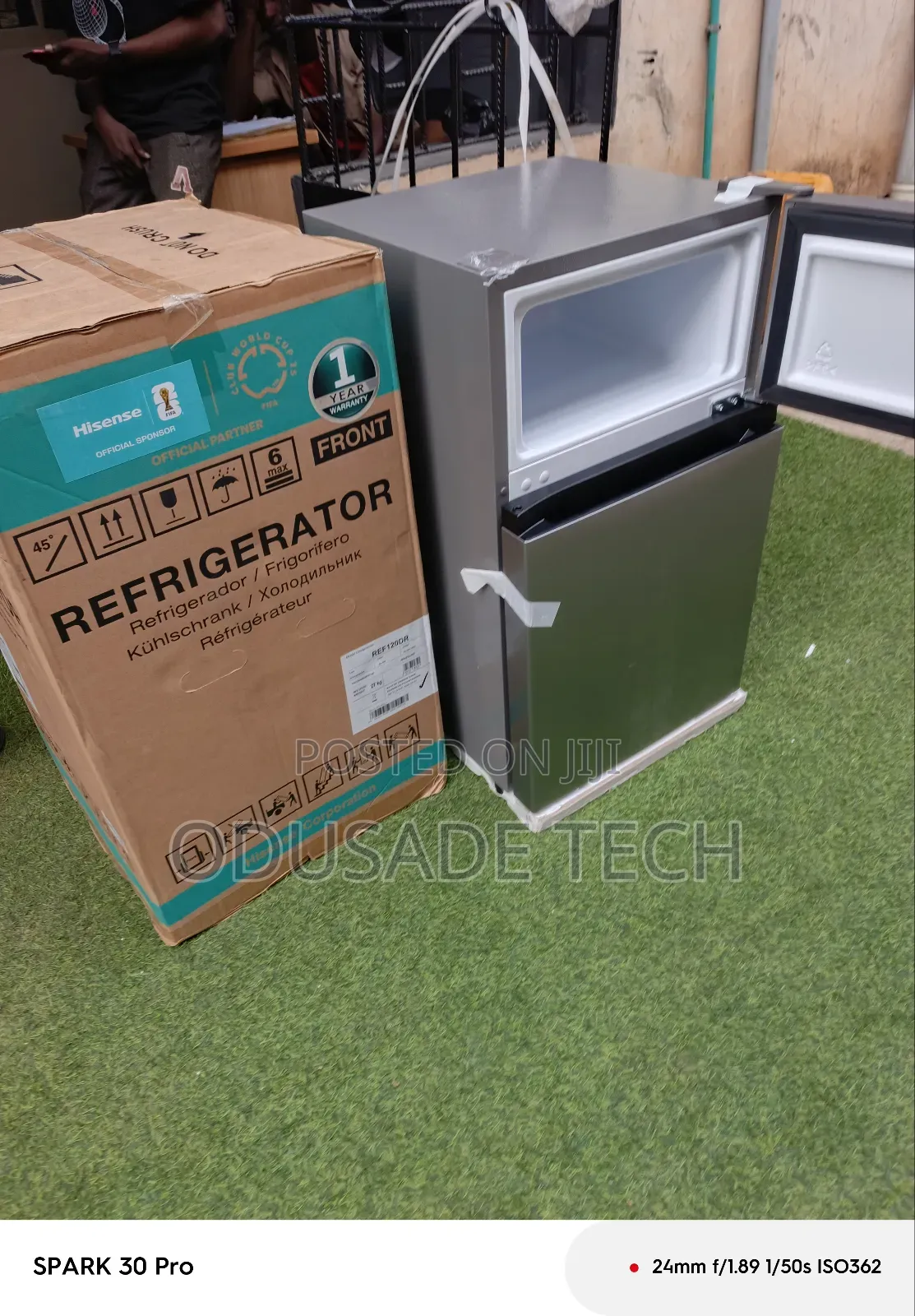 Standard Hisense 120dr Double Door Refrigerator