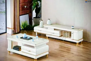 Sets of Wooden Table and Tv Stand Big