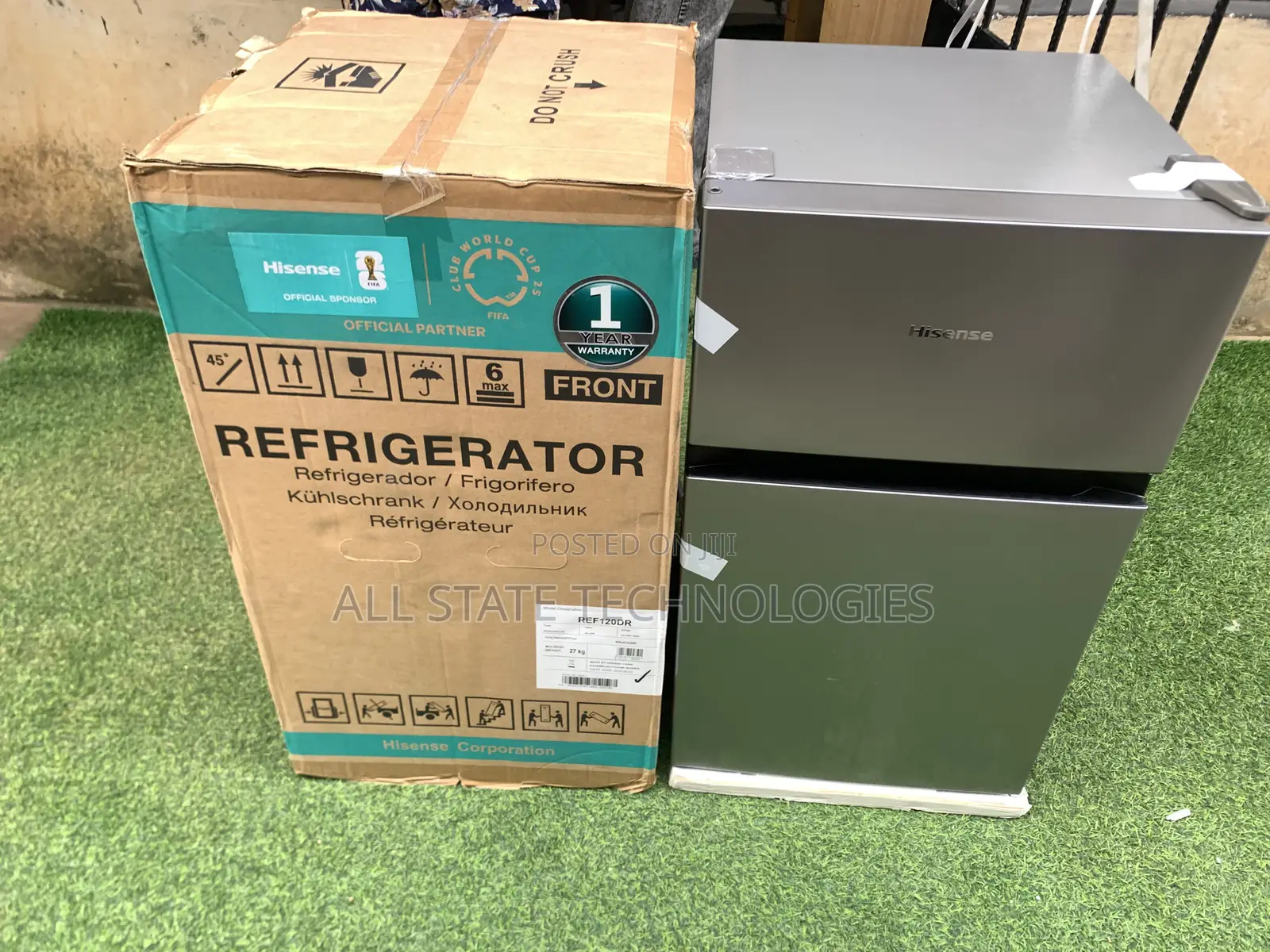 Hisense 87l Double Door Cooling System – New