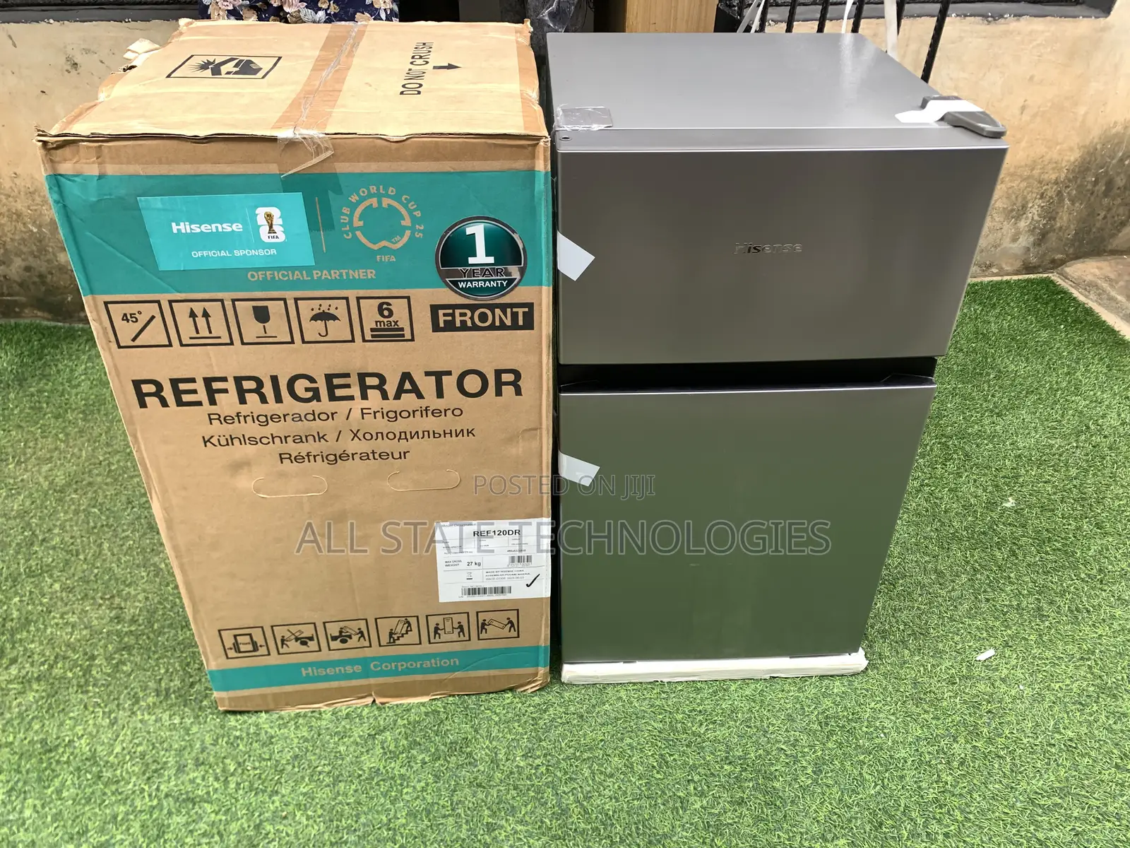 Hisense 87l Double Door Cooling System – New