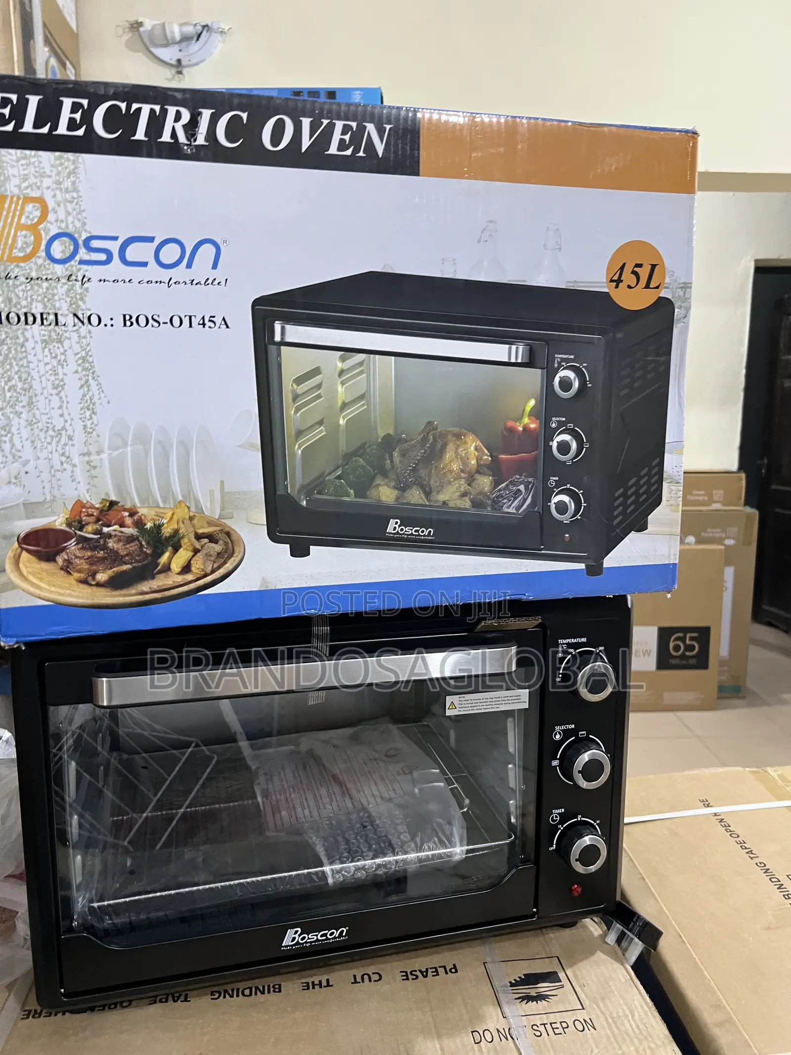 Boscon Bos-Ot45a 45l Oven for Fast Grilling Toasting