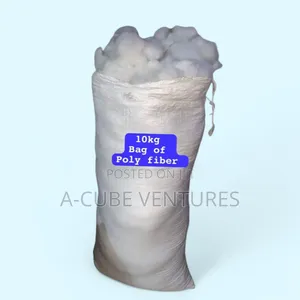 White Poly Fiber for Cloud Ceiling Decor, Filling Pillows, Teddy