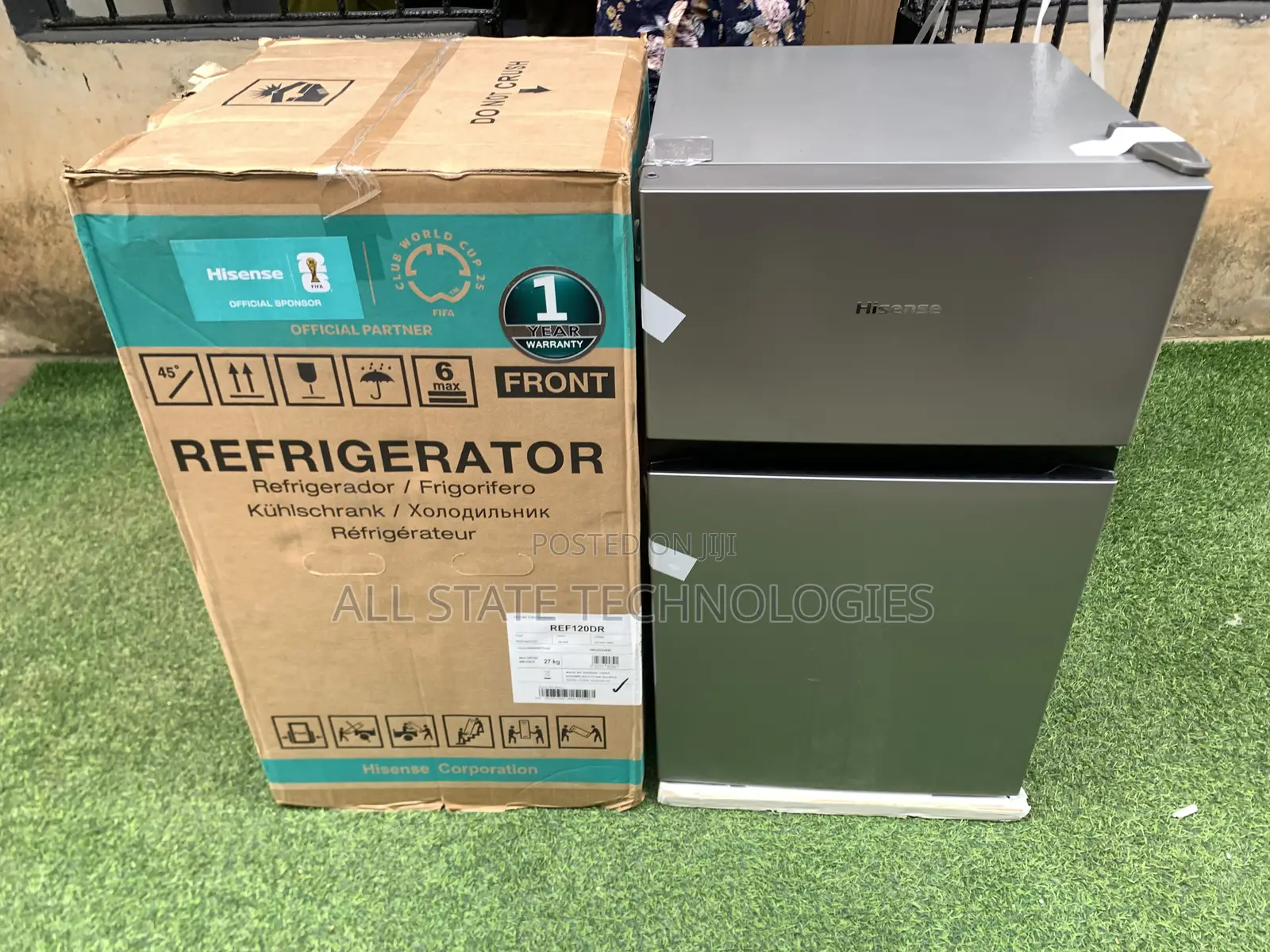 Hisense Ref120dr Compact Double Door Cooling Device