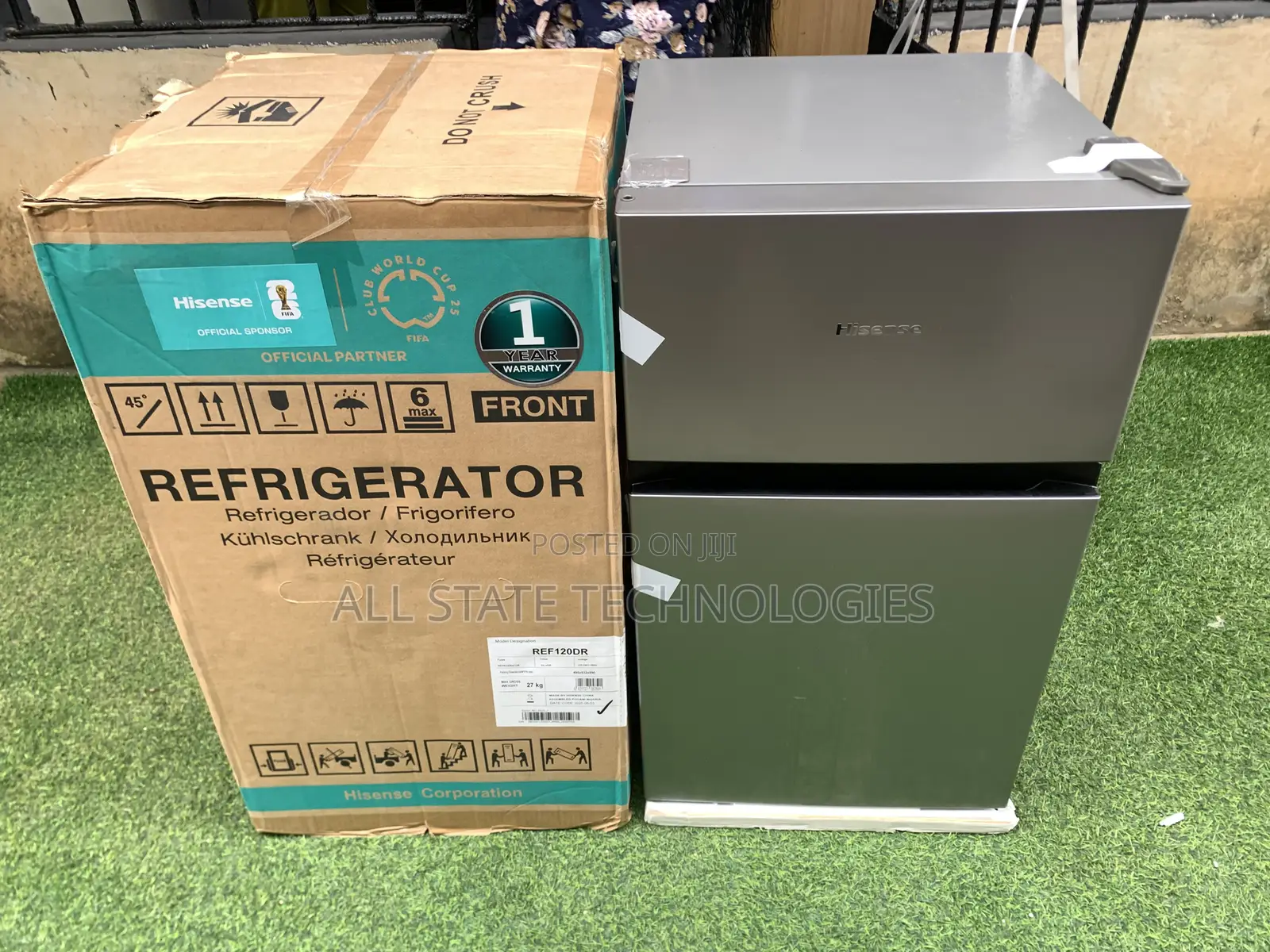 Hisense 87l Dual-Section Refrigerator Ref120dr