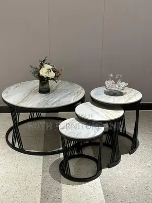 Center Table and 3 Side Stool