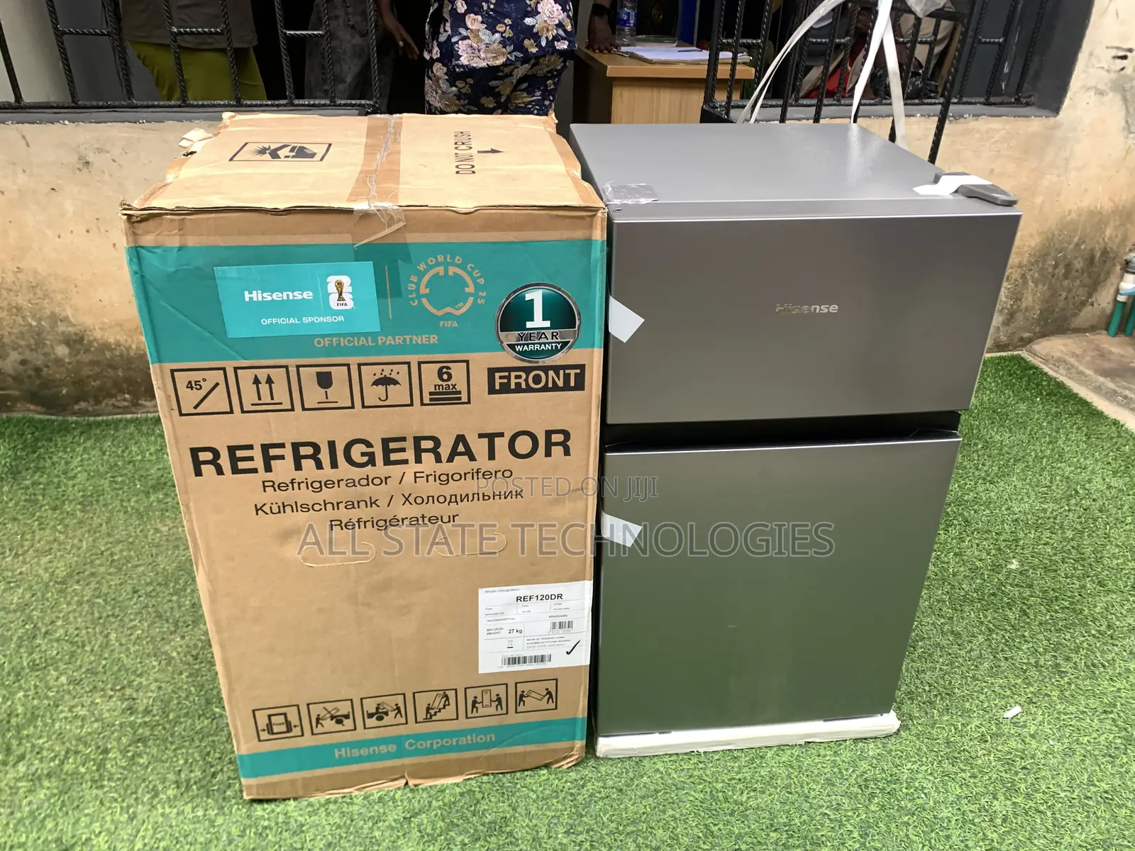 Hisense 87l Storage Fridge With Double Doors