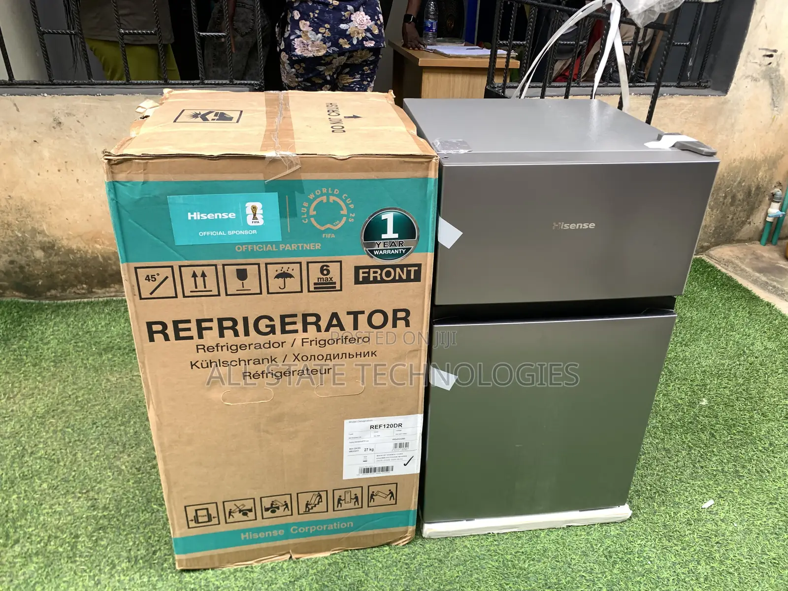 Hisense Ref120dr Dual-Door Cooling Unit 87l