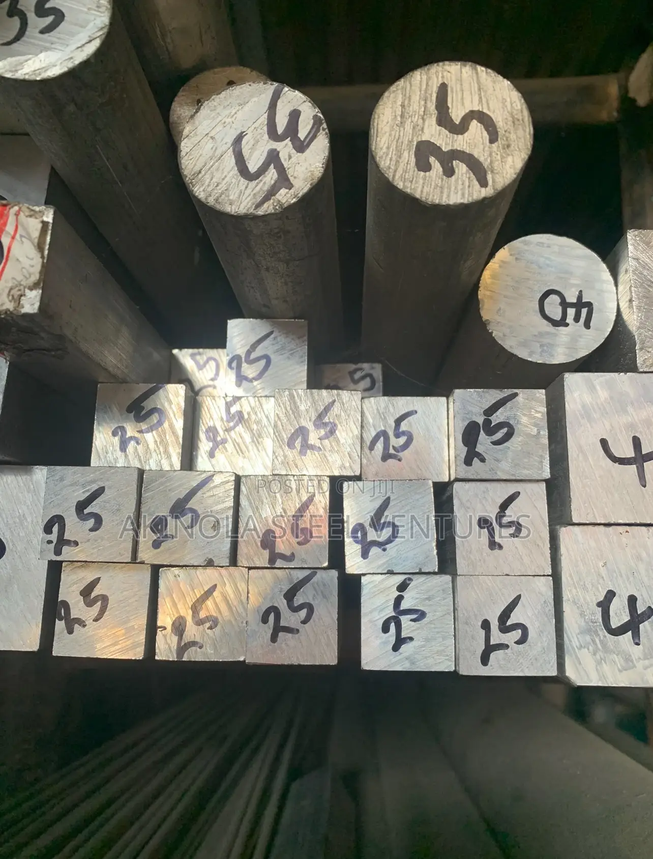 25x25 Aluminum Square Rod