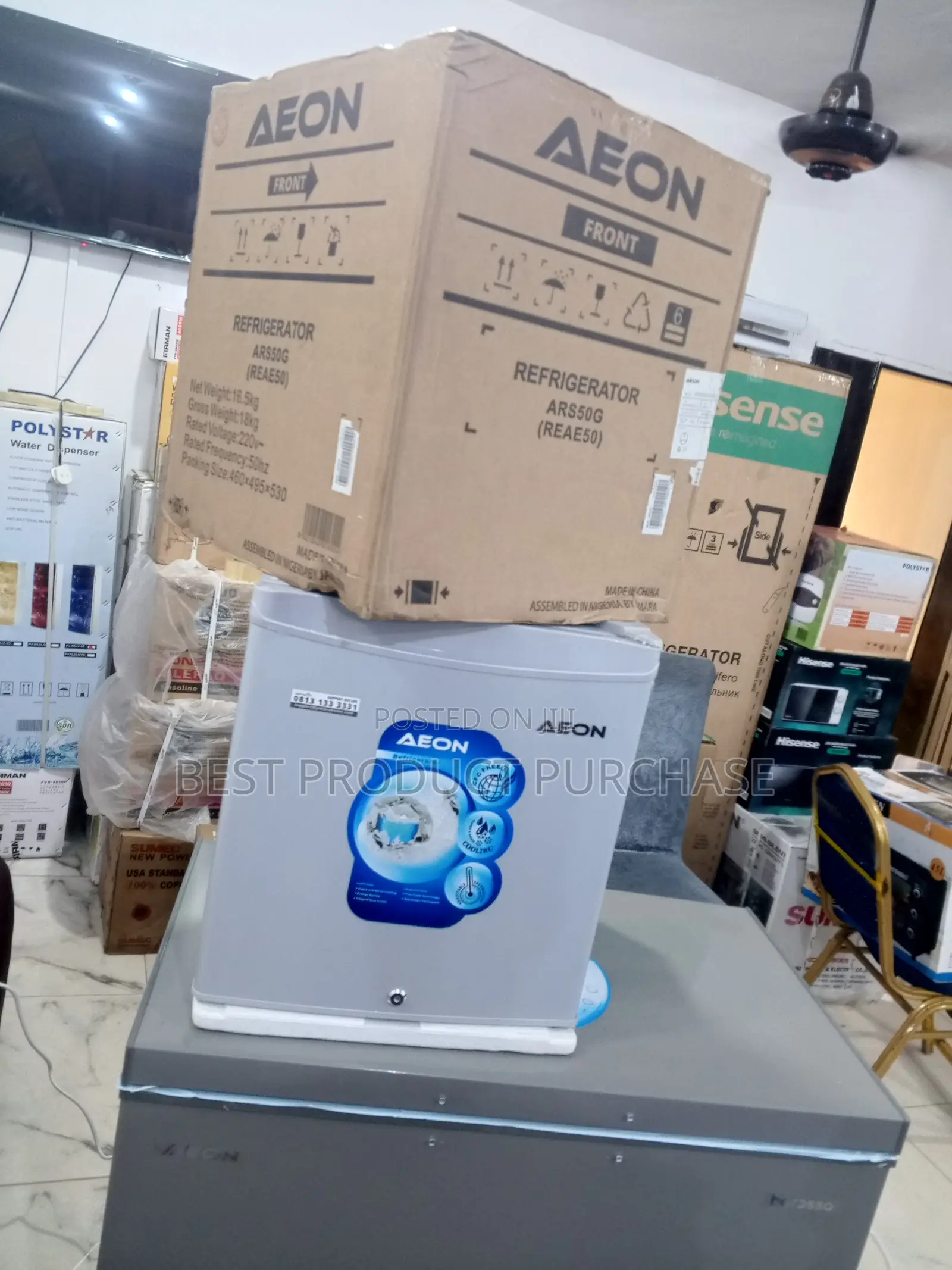 Aeon Compact Personal Fridge for Bedroom