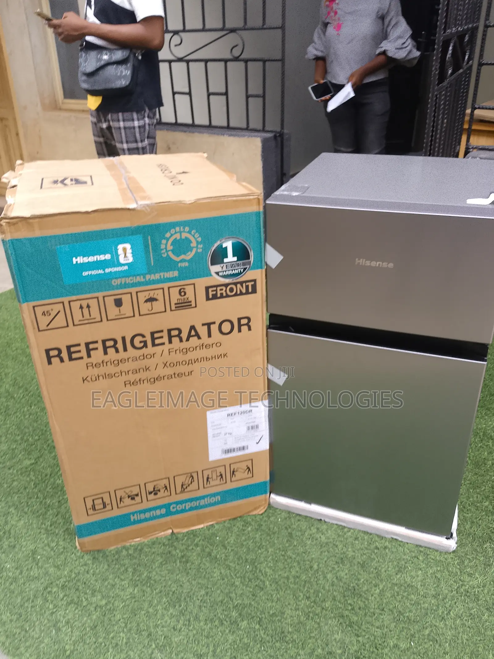 Energy Efficient Hisense 120dr Double Door Fridge - 120l Capacity