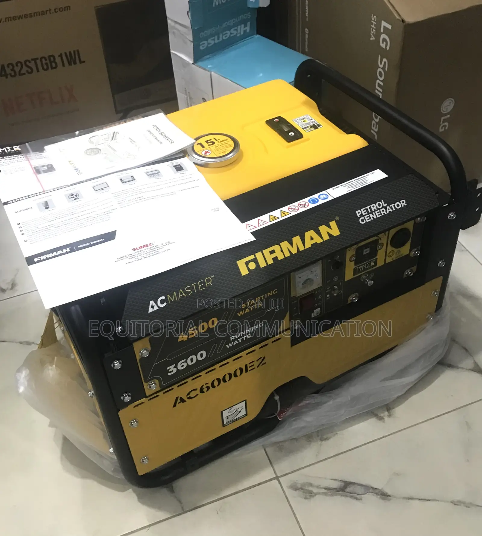 Firman Ac6000e2 Heavy-Duty Power Generator