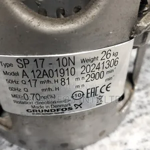 Grundfos Submersible Pump
