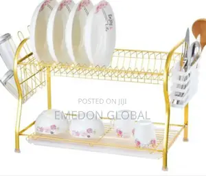 2in1 Gold Dish Rack