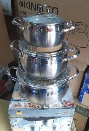 3pcs Stainless Steel Cookware