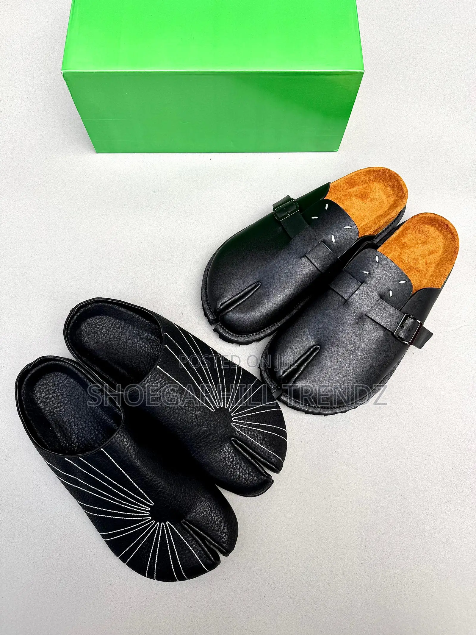 Men Luxury Split Toe Tabi Mules