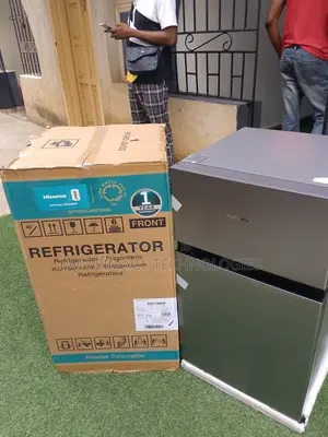 Affordable 120l Hisense 120dr Double Door Fridge - Silver