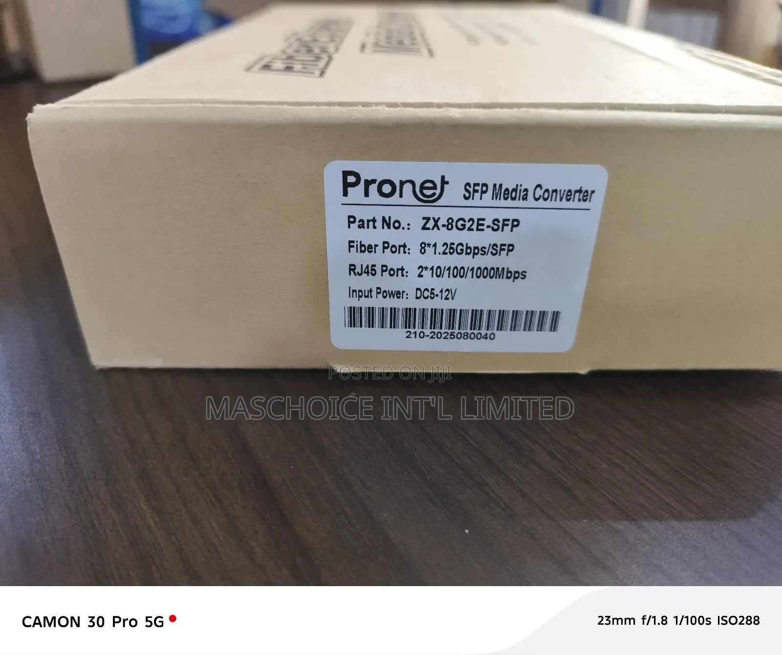 Fiber 8-Port Gigabit Switch