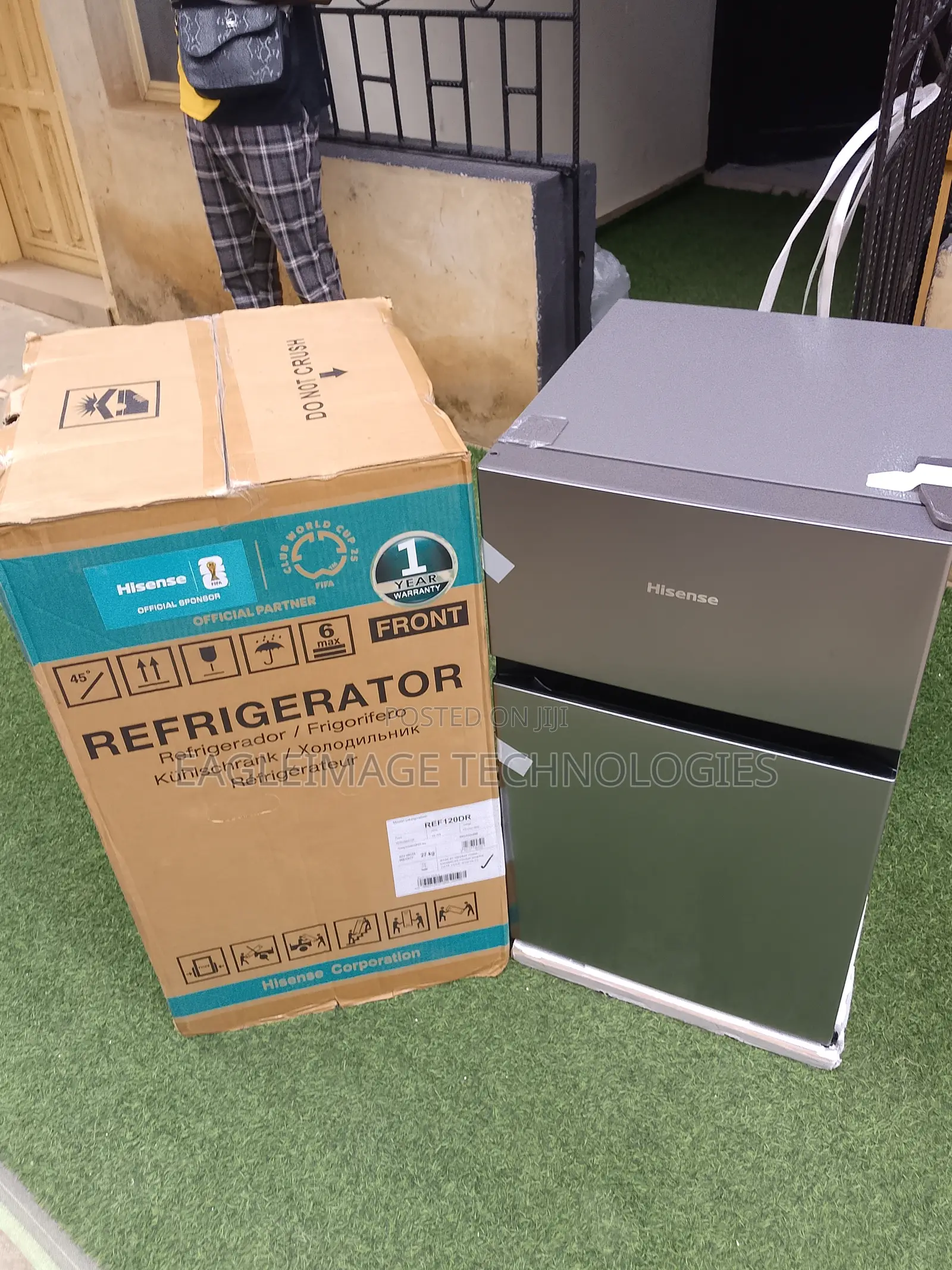 Hisense Ref120dr Double Door - Direct Cooling, Low Noise