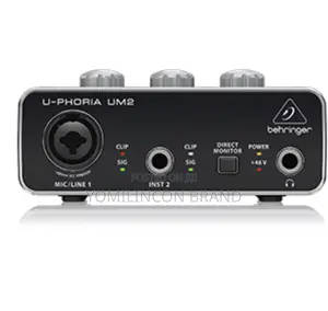 Behringer U-Phoria Um2 Audiophile 2x2 Usb Audio Interface