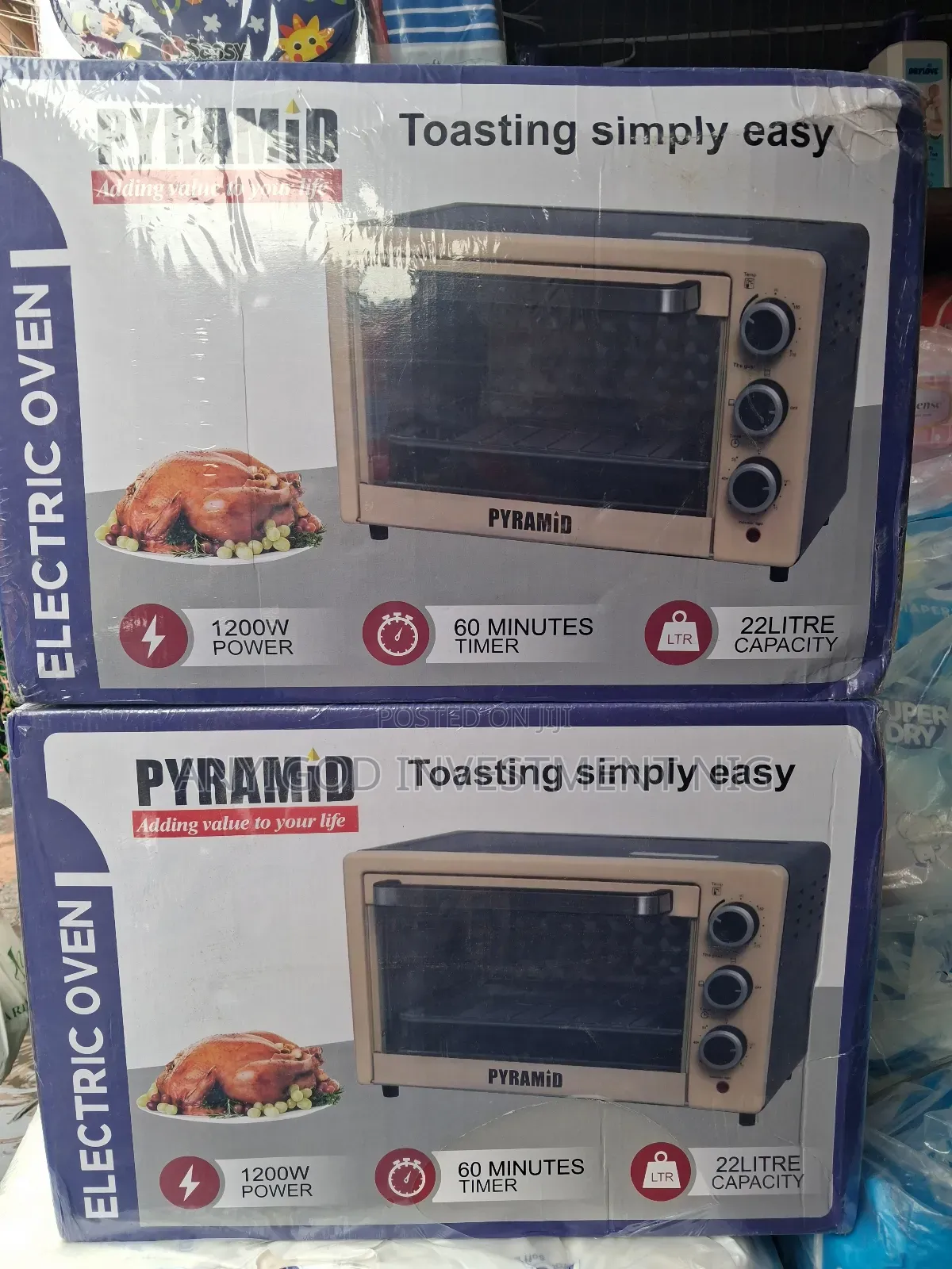 22l Pyramid Electric Oven