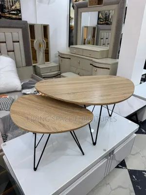 Wooden Top Center Table Set
