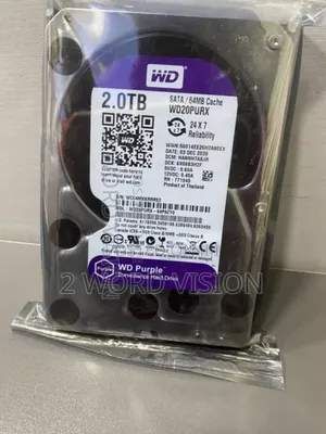 2tb Western Digital CCTV Surveillance Hard Drive-Sata