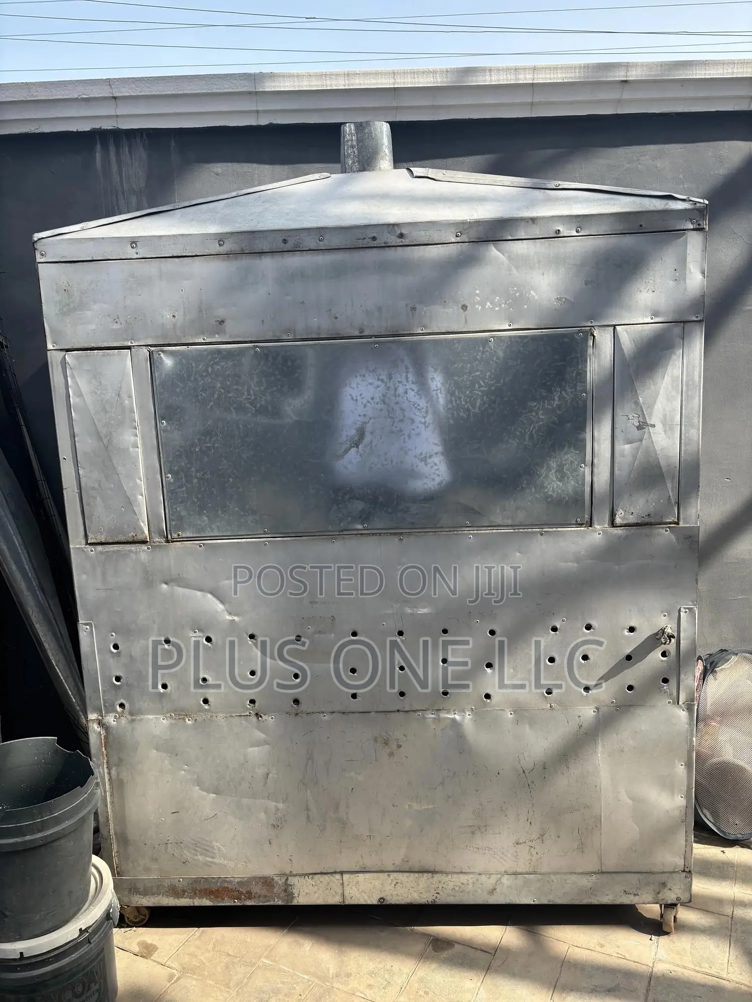 Massive Industrial Bbq Grill Stand